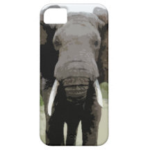 Caso animal do iphone 5 do elefante capas iPhone 5 Case-Mate