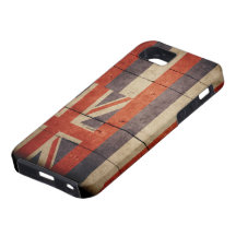 Caso áspero do iPhone 5 da bandeira de Havaí Capas iPhone 5