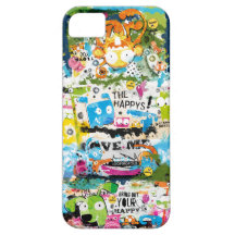 Caso bonito do iPhone 5 da arte dos desenhos anima Capa iPhone 5 Case-Mate