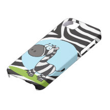 Caso bonito do iPhone 5 da zebra dos desenhos anim Capa iPhone 5