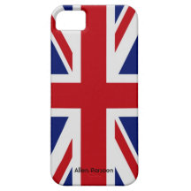 Caso britânico de IPhone 5 da bandeira iPhone 5 Capa
