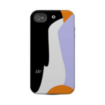 Caso-Companheiro bonito do iPhone 4 do pinguim de  capas casemate