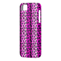Caso cor-de-rosa Funky do iPhone 5 do leopardo Capas iPhone 5