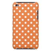 Caso coral do ipod touch G4 das bolinhas Capas iPod Barely There