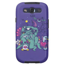 Caso da impressão da galáxia S3 de Samsung, UFO Capa Para Galaxy S3