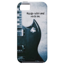 Caso da impressão do iPhone 5 do design da guitarr Capa De iPhone 5 Case-Mate