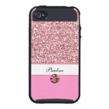 caso de Bling do monograma do iPhone 4 iPhone 4 Capas