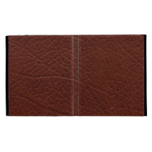 Caso de couro luxuoso do iPad do olhar