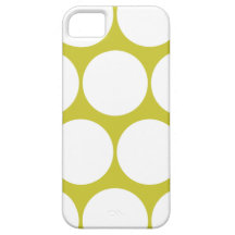 Caso de Iphone 5 das bolinhas da verde azeitona gr Capas De iPhone 5 Case-Mate