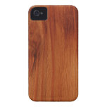 Caso de madeira lustrado de IPhone 4/4S do teste p Capa iPhone 4 Case-Mate