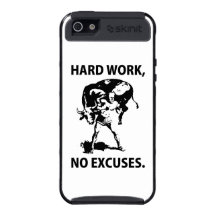 "Caso de Skinit do iPhone 5 do trabalho duro"