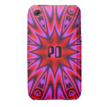 Caso do iPhone 3G/3GS do caleidoscópio & do monogr iPhone 3 Capas