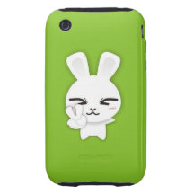 Caso do iPhone 3GS do coelho da paz Capa Dura iPhone 3