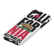 Caso do iPhone 5 da bandeira da república de Calif iPhone 5 Capas
