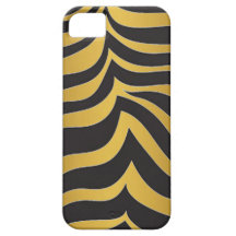 Caso do iPhone 5 da zebra do ouro Capa iPhone 5 Case-Mate