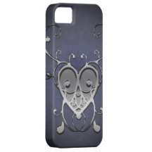 Caso do iPhone 5 do coração do vintage Capa De iPhone 5 Case-Mate