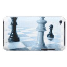 Caso do iTouch do design da xadrez Capa iPod Touch