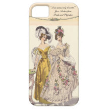Caso do orgulho e do preconceito de Jane Austen Capa iPhone 5 Case-Mate