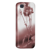 caso do vermelho da flor do iPhone 4