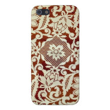 Caso elegante do iPhone 5 do país do laço do vinta Capas iPhone 5