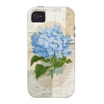 Caso francês das coisas efêmeras do Hydrangea azul