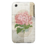 Caso francês das coisas efêmeras do Hydrangea cor- Capa De iPhone 3 Case-Mate