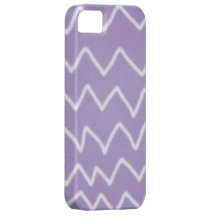 Caso Handmade do roxo do ziguezague iPhone 5 Capa