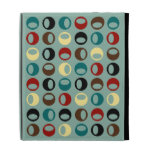 Caso in-folio de Caseable do iPad moderno retro do capas