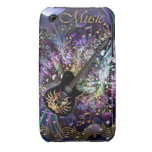 Caso metálico do caos da música para o iPhone 3 Capas iPhone 3