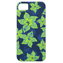 Caso Pinstriped quente do iPhone 5 do hibiscus de  Capas iPhone 5 Case-Mate