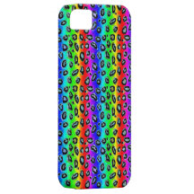 Caso psicadélico do iPhone 5 do leopardo do arco-í Capas iPhone 5