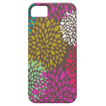 Caso universal floral retro brilhante do iPhone 5 capas casemate
