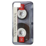Cassete de banda magnética retro capas de iPhone 5 Case-Mate