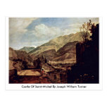 Castelo do Saint-Michel por Joseph William Turner Cartão Postal