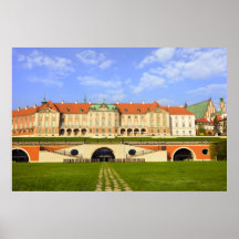 Castelo real em Varsóvia Pôsteres