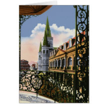 Catedral do balcão cartões