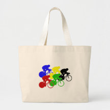 Cavaleiros da bicicleta da raça de bicicleta do ci bolsa