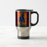 Cavalo azul canecas