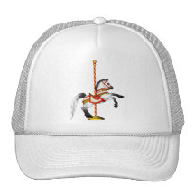 Cavalo bonito 1med do carrossel bone