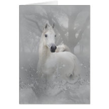 Cavalo da fantasia cartao
