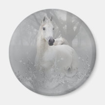 Cavalo da fantasia imãs de geladeira