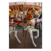 Cavalo do carrossel, 2 cartao
