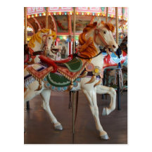 Cavalo do carrossel, 2 cartao postal