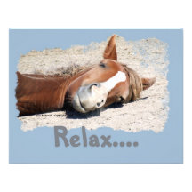 Cavalo engraçado: Relaxe Convite