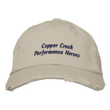 Cavalos de cobre de CreekPerformance Bones Bordados