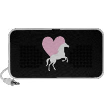 Cavalos e amor caixinha de som para mp3