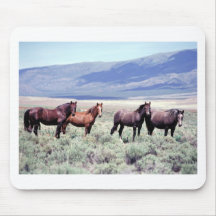 Cavalos selvagens mousepad