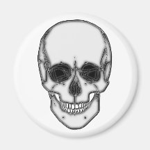 Caveira crânio skull imas de geladeira
