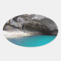 Caverna do mar da ilha da cabra adesivos
