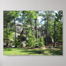 Cavernas Oklahoma dos ladrões Impressão